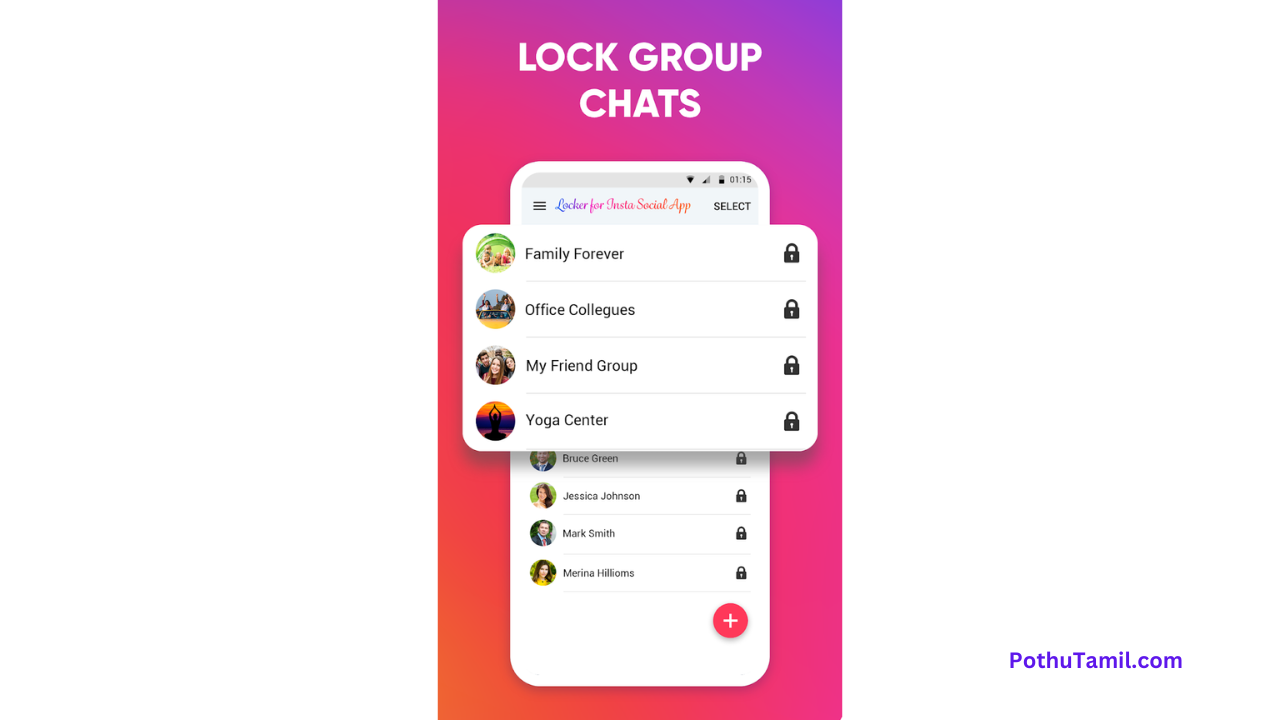 Locker for Insta Social App