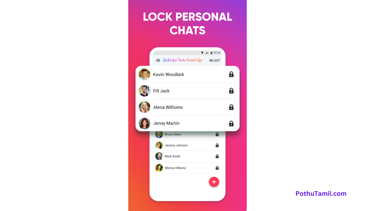 Locker for Insta Social App