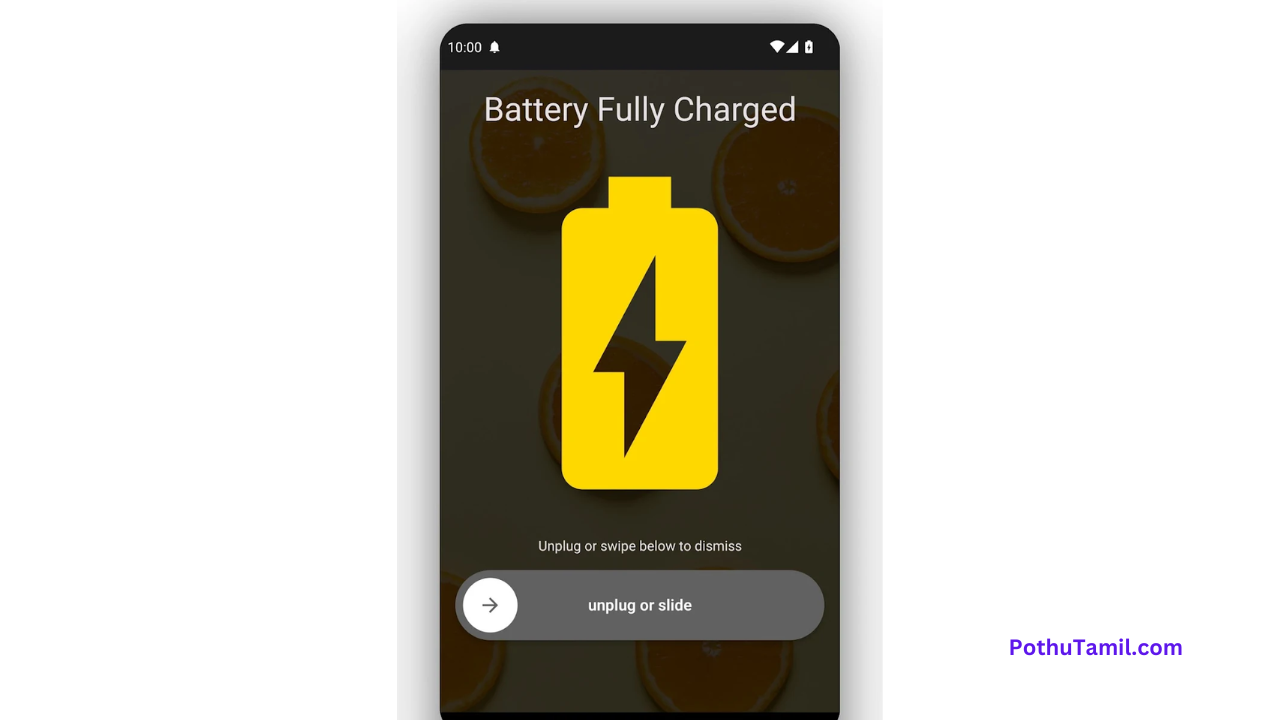 Full Battery Charge Alarm App