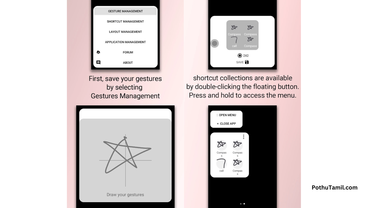 Gesture Navigation Apps (Shortcut)