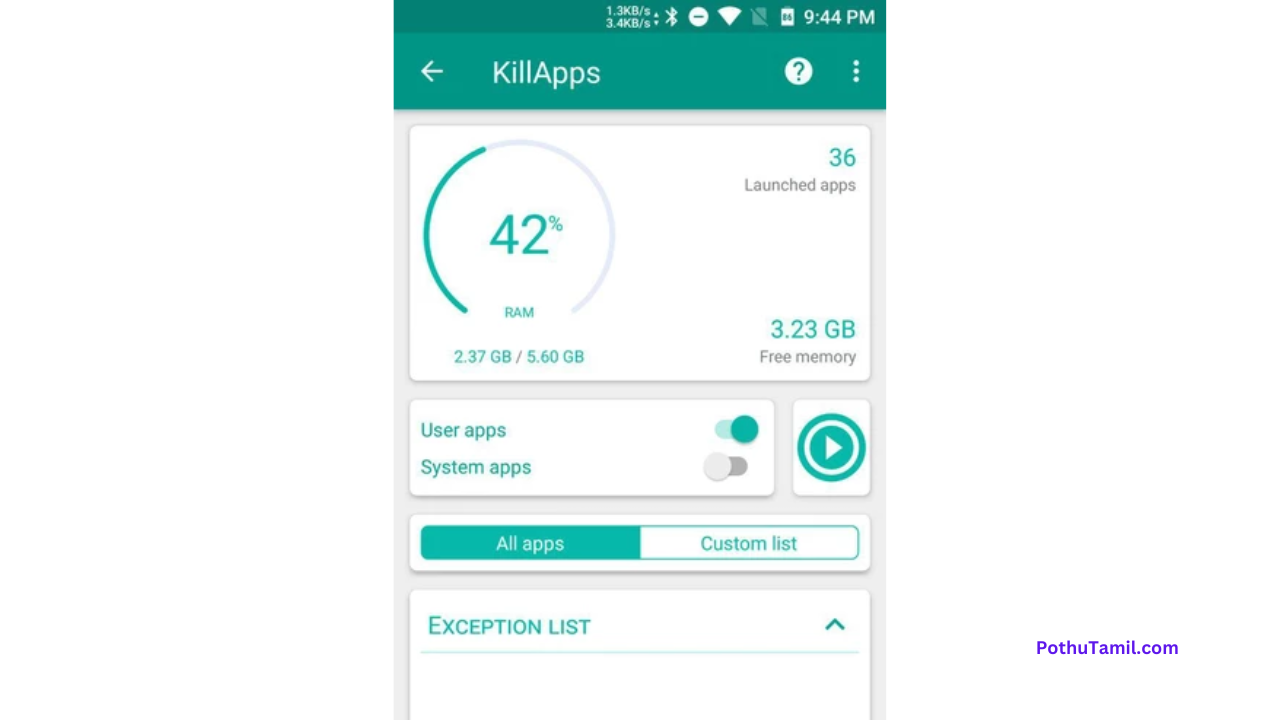 Close Background Apps