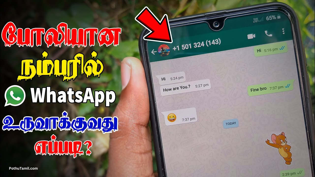 Fake WhatsApp Number App