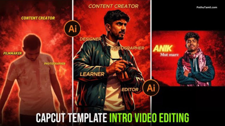 Trending Character Intro Video Editing CapCut Template