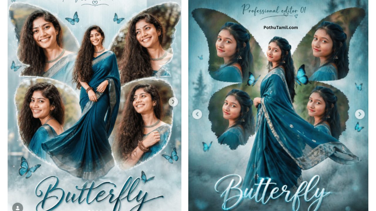 Instagram Trending Butterfly Look Photo Editing