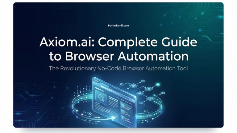 Axiom AI – No-Code Browser Automation Platform for Business Productivity