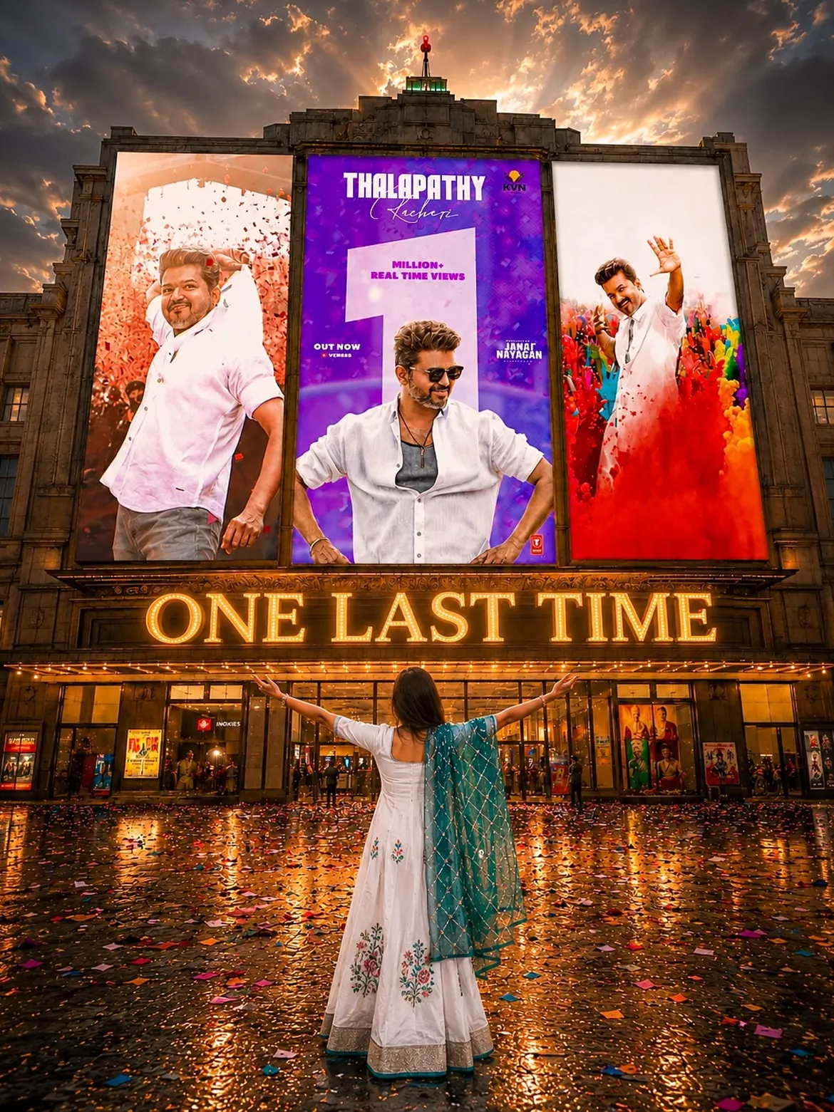 One Last Time as Our Thalapathy Vijay Photo Edit: Create Cinematic AI Posters and Stylish Fan Edits
