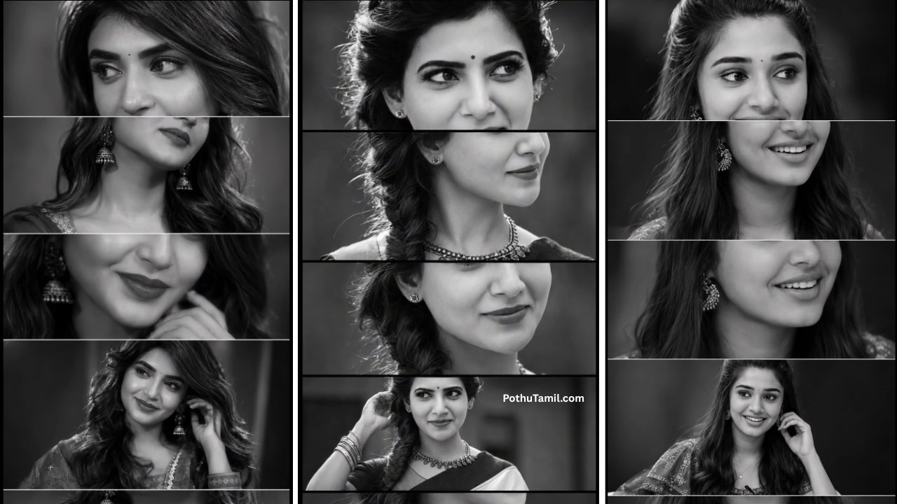 Best Photo Editing AI Tools Using Black and White Portrait of a Beautiful Young Indian Woman Photo Edit