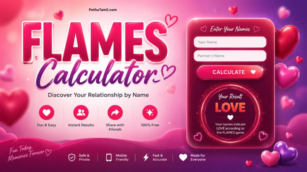 FLAMES Game Online - Discover Your Relationship Destiny